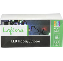 LED svetelná reťaz pre vnútorné a vonkajšie použitie, 40 LED, dĺžka 5,85 metra