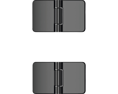 Náhradný záves Basano dvojdielny čierny pre BWFW Záves pre interiérové dvere