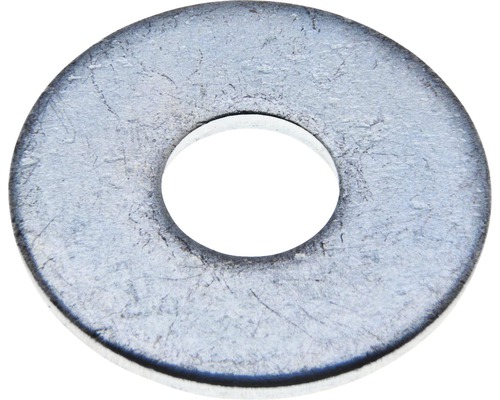 Plochá podložka pod nity Ø 6 mm zinok biely 20 ks