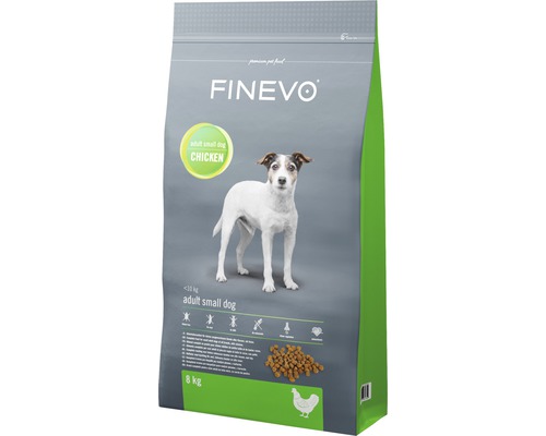 Granule pre psov Finevo Adult Dog S kuracie 8 kg