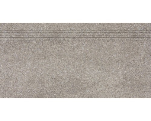 Dlažba na schody imitácia kameňa Udine béžovo - sivá 30x60 cm Črepová dlaždica pre schody s drážkami