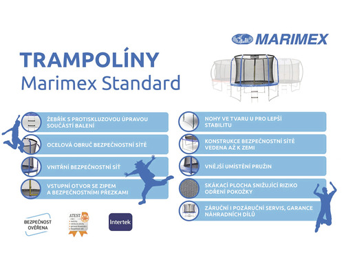 Marimex Standard Trampolína – podrobnosti o produkte