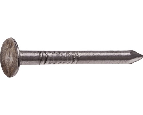 Klinec do krytiny 2,8x40 bez povrchovej úpravy 2,5 kg Jeden drôtený klinec z kovu s plochou hlavou