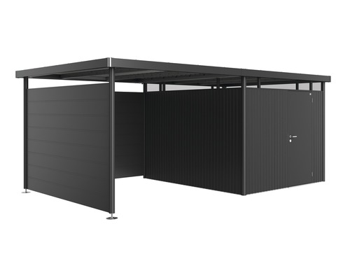 Garáž pre bicykle s dverami a bočnými stenami