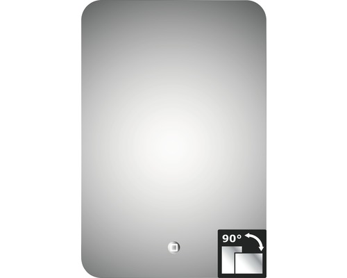LED zrkadlo do kúpeľne Silver Moon 40x60 cm
