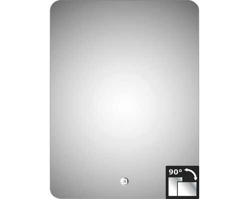 LED zrkadlo do kúpeľne DSK Silver Moon 60x80 cm