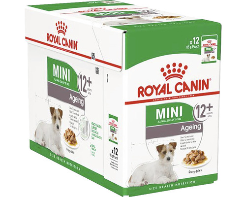 Royal Canin Mini Ageing 12 plus krmivo pre psov, balenie 12 krát 85 gramov