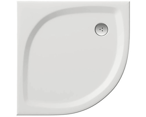 Štvrťkruhový sprchovací kút s odtokom