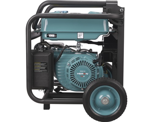 Elektrocentrála s rámom a kolesami