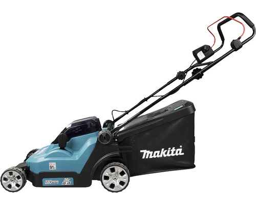 Akumulátorová kosačka na trávu Makita so zberným košom