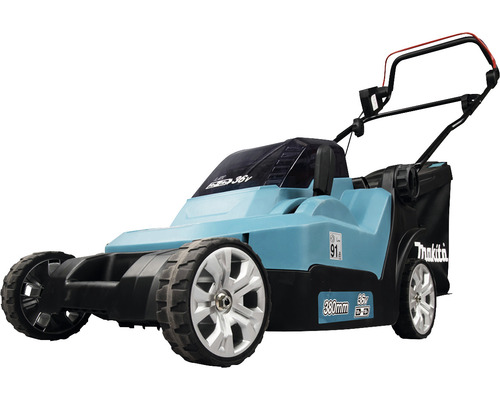 Akumulátorová kosačka na trávu Makita so zberným košom