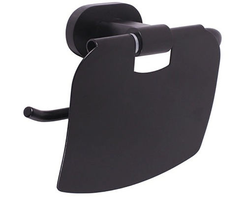 Držiak toaletného papiera s krytom a prídavným hákom