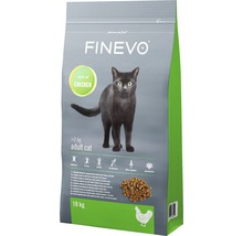 Granule pre mačky Finevo Adult Cat kuracie 10 kg-thumb-0