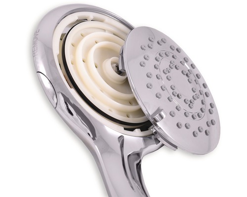 Sprchová hlavica s odnímateľnou sprchovou doskou na čistenie