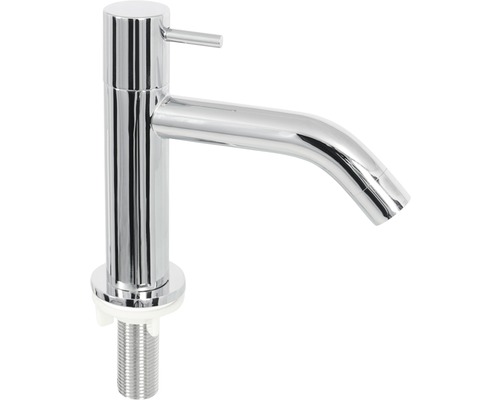 Umývadlová batéria z chrómovaného kovu