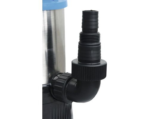 Detailný pohľad na jazierkový filter s hadicovou prípojkou