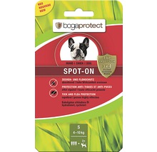 Bogaprotect Spot-On pre psy s hmotnosťou 4 až 10 kilogramov, na ochranu proti kliešťom a blchám, balenie obsahuje tri kusy