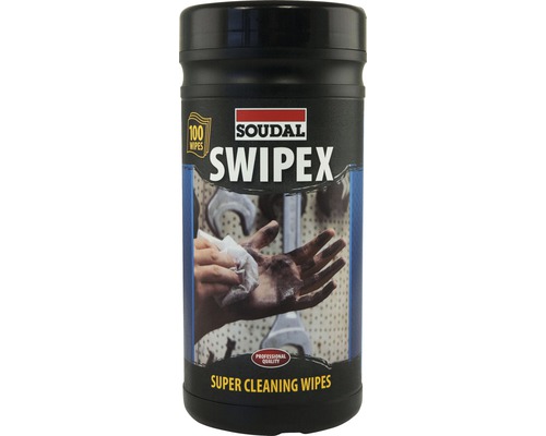 Soudal Swipex čistiace utierky dóza so 100 utierkami