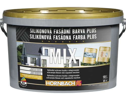 HORNBACH MIX Silikónová fasádna farba Plus 10l báza A na miešanie