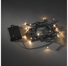 Svetelná reťaz Konstsmide na batérie 40 LED 3,9 m jantárové svetlo-thumb-0