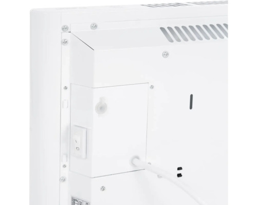 Detailný pohľad na kúrenie s vypínačom a káblom