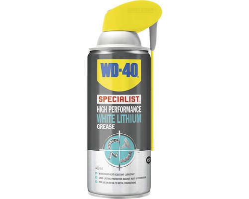 WD 40 - vysoko účinná biela lítiová vazelína 400 ml WD-40 Specialist Vysoko výkonné biele lítiové mazivo, 400 ml