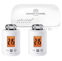 Štartovacia sada kúrenia SMART HOME by hornbach vrátane gateway a 2 radiátorových termostatov Eurotronic-thumb-3