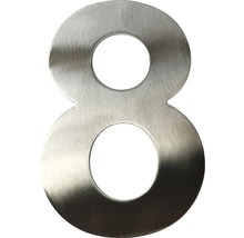 Domové číslo "8" nerezová oceľ 15 cm-thumb-0