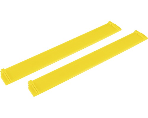 Dva žlté gumové pásky pre stierky