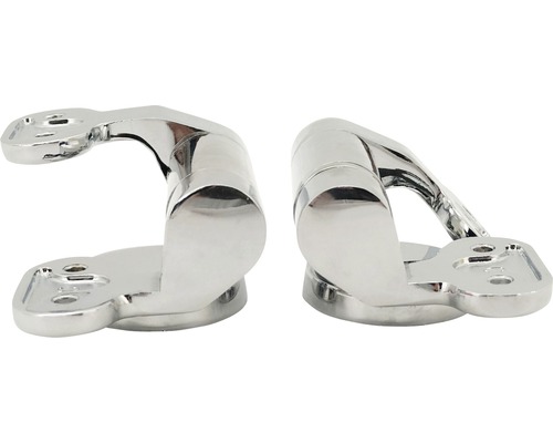 Dva kovové držiaky madiel