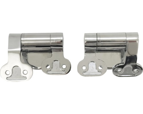 Dve kovové podpery zábradlia