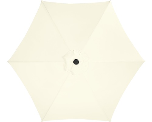 Otvorený slnečník so šiestimi segmentmi