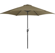 Záhradný slnečník s kľukovým mechanizmom