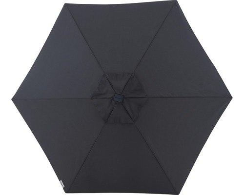 Pohľad zhora na šesťhranný slnečník