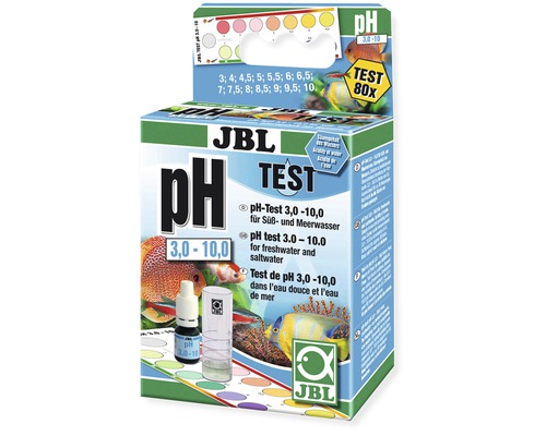 Test vody JBL PROAQUATEST pH 3.0-10.0 na obsah kyselín