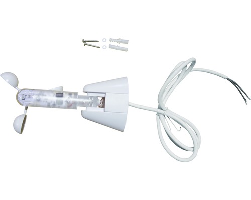 Senzor vetra s upevňovacím materiálom na meranie vetra