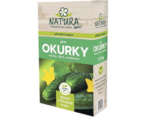 NATURA prírodné hnojivo pre uhorky, cukety a tekvice 1,5 kg Natura hnojivo pre uhorky, cukety, tekvice a melóny, 1,5 kg