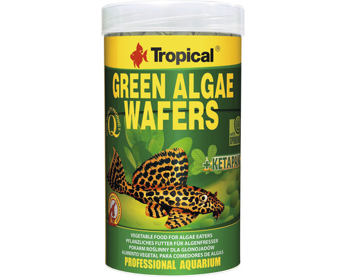 Tablety Tropical Green Algae Wafers 250 ml rastlinné krmivo pre požierače rias