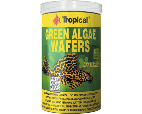 Krmivo pre ryby Tropical Green Algae Wafers 1 l-0