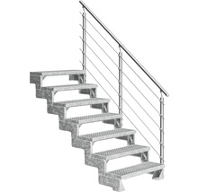 Kovové schodisko so zábradlím