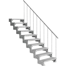 Kovové schodisko so zábradlím