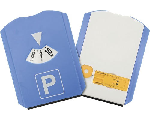 Parkovací disk s meračom hĺbky dezénu pneumatík