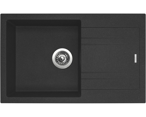 Granitový drez Sinks Linea 780N Granblack