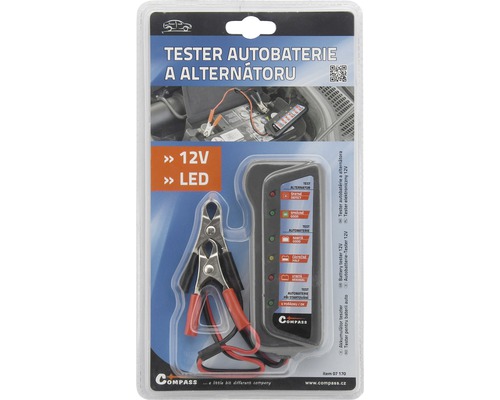 Tester autobatérie s LED displejom