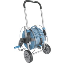 Vozík na záhradnú hadicu s hadicou a striekacou pištoľou