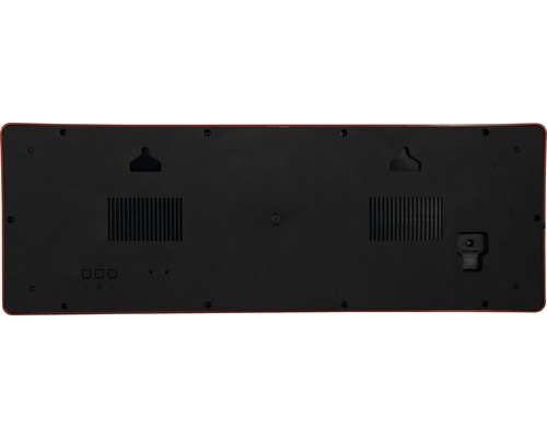 Zadná strana svetelnej reklamy so závesom a vetracími otvormi