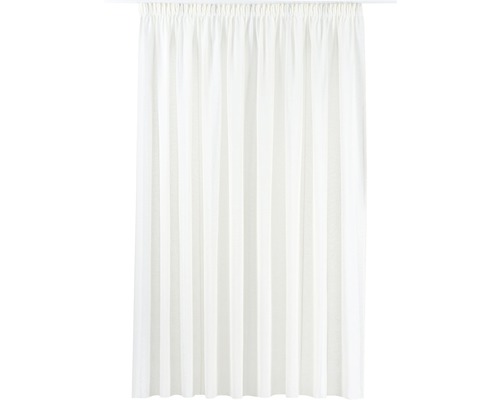 Biela záclona s riasicou páskou