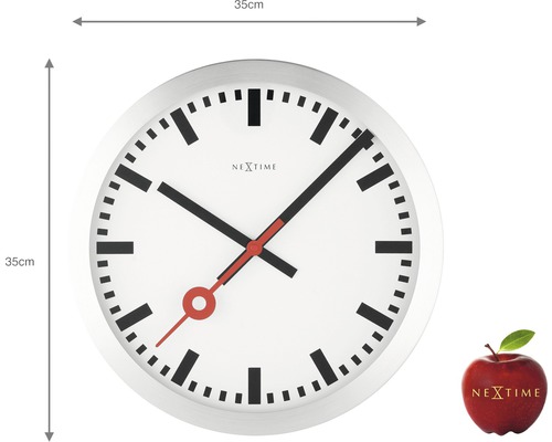 Nástenné hodiny Nextime s priemerom 35 centimetrov
