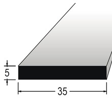 Rozmerový nákres produktu: 5 x 35 milimetrov
