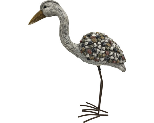 Dekoratívna figúrka volavky do záhrady